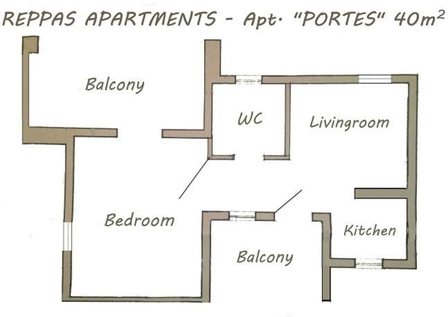 Paros Reppas House "Portes" Εξωτερικό φωτογραφία